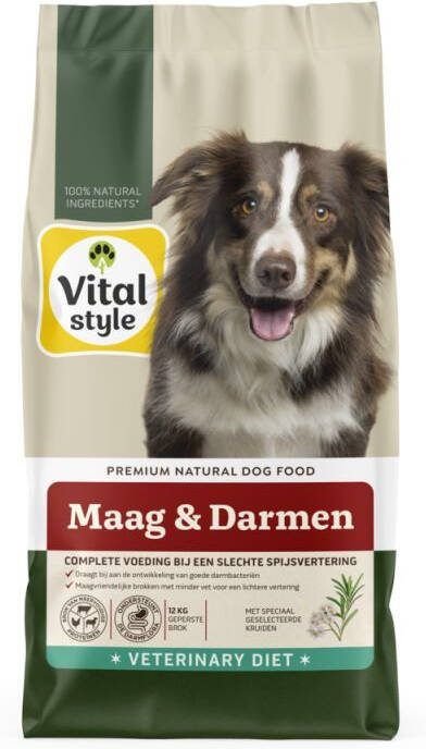 VITALstyle Maag & Darmen Hondenvoer 12 kg