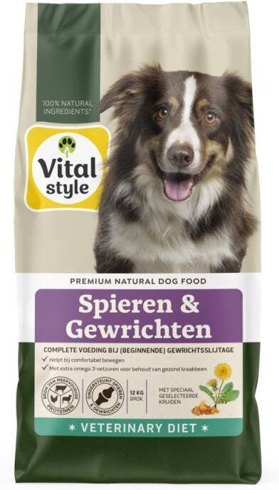VITALstyle Spieren & Gewrichten Hondenvoer 12 kg