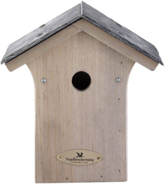 Vogelbescherming Nestkast Mees Leien dak Nestkasten Hout 20x14x22 5 cm ∅28 mm