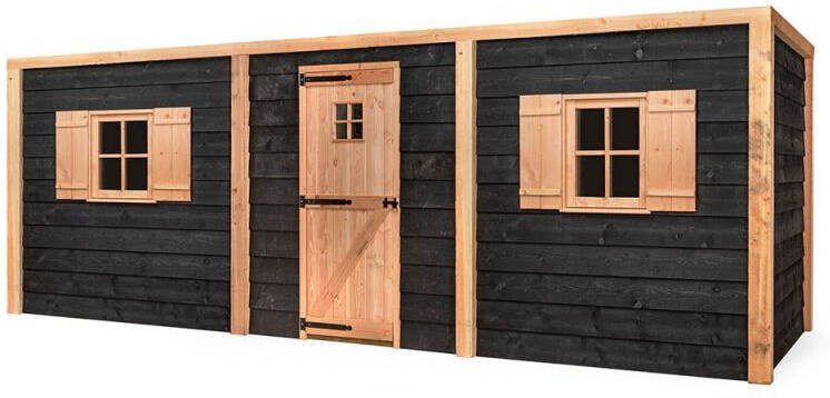 Volente Tuinberging Jack Tuinschuur Fietsenstalling Tuinkast Schuur in Tuin Fietsberging Wood Selections