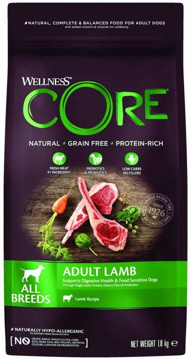 Wellness Core Adult All Breeds Hondenvoer Lam 1 8 kg