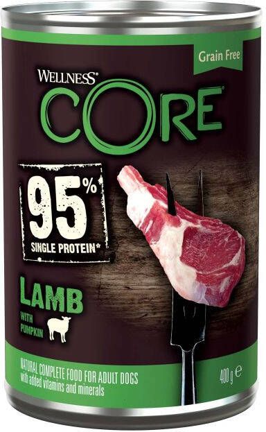 Wellness Core Adult Hondenvoer Lam 400 gram