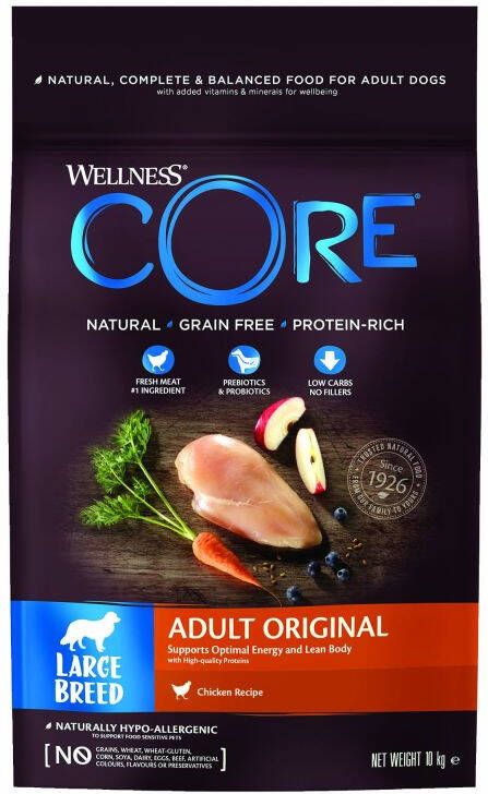 Wellness Core Adult Original Large-Breed Hondenvoer Kip 10 kg