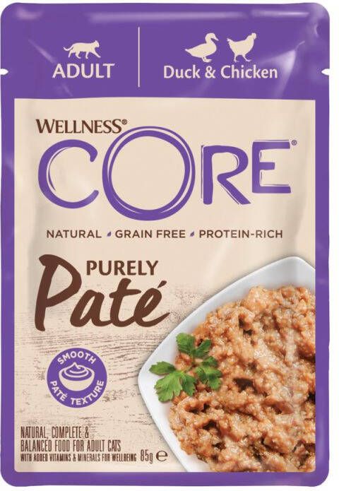 Wellness Core Kattenvoer Eend Kip 85 gram