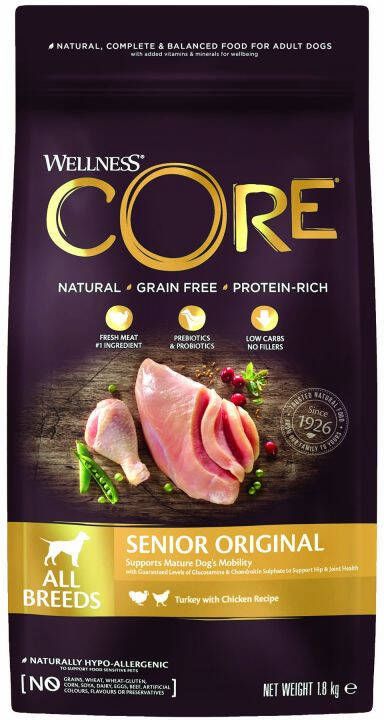 Wellness Core Senior Original All Breeds Hondenvoer Kip 1 8 kg