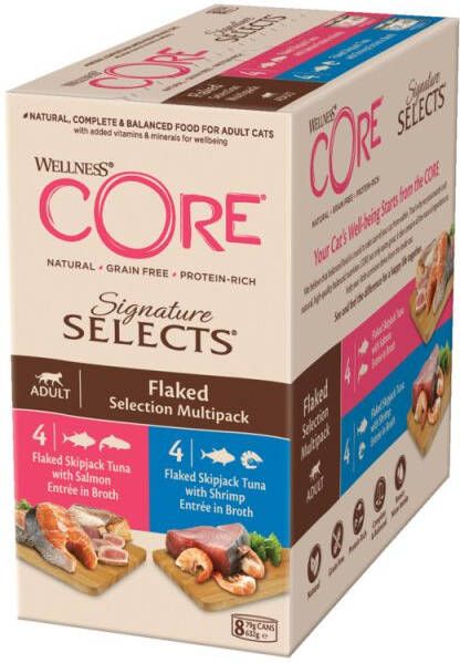 Wellness Core Signature Selects Kattenvoer Tonijn Zalm 0 008 kg