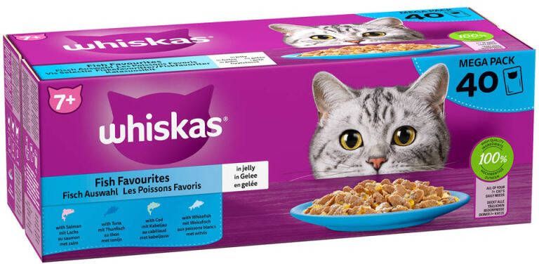 Whiskas Kattenvoer Zalm Tonijn