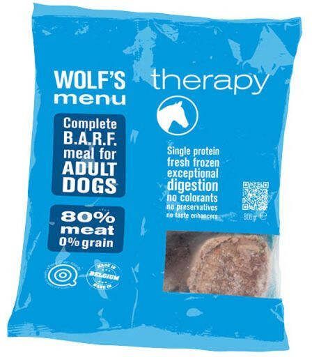 Wolf's Menu Therapy Hondenvoer Vlees 800 gram