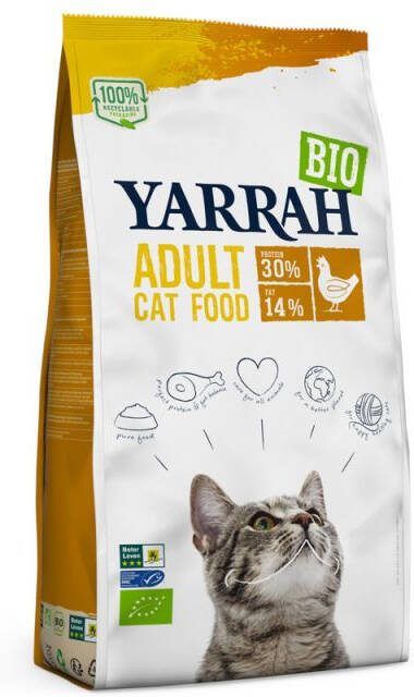 Yarrah Biologisch Adult Kattenvoer Kip 10 kg