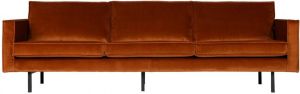 BePureHome Rodeo Bank 3-Zits B277 Cm Velvet Roest Fluweel