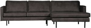 BePureHome Loungebank 'Rodeo' Rechts Eco Leder kleur Antraciet