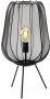 Light & Living Tafellamp 'Plumeria' 60cm hoog kleur Zwart - Thumbnail 2