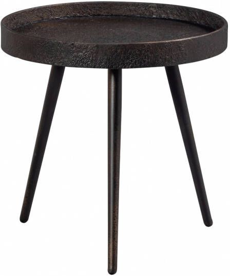 BePureHome | Bounds Bijzettafel M Hout metaal Antique Goud 41xØ41 | Woonkamertafels | Bijzettafel - Foto 3