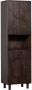 WOOOD Opbergkast Draw Mangohout 200 x 60cm Walnoot Japandi BePureHome - Thumbnail 3