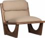 WOOOD Fauteuil Opulent Bouclé en Acaciahout Naturel Japandi BePureHome - Thumbnail 2