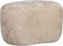 WOOOD Organische Poef Popular Chenille Naturel BePureHome - Thumbnail 2