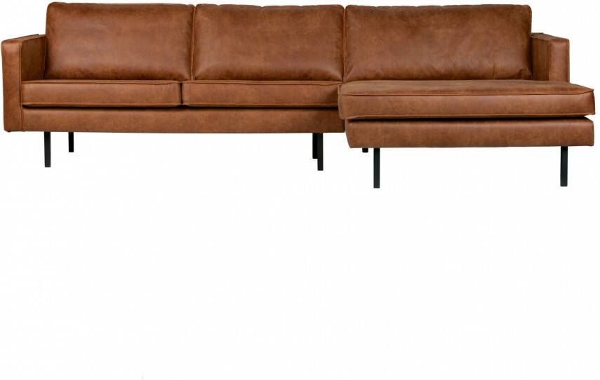 BePureHome | Rodeo Chaise Longue Rechts Cognac | Zitmeubels woonkamer | Hoekbank - Foto 3