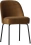 BePureHome Eetkamerstoel 'Vogue' Velvet kleur Honing Geel - Thumbnail 3