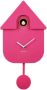 Karlsson Wandklok Modern Cuckoo Helderroze - Thumbnail 2