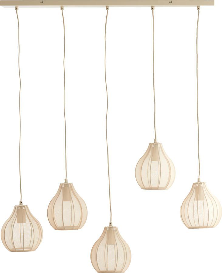 Light & Living Light&living Hanglamp 5L 100x15x21 5 cm ELATI zand