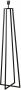 Light & Living Vloerlamp Miley Zwart 25x130cm Industrieel Staande lamp voor Woonkamer Slaapkamer - Thumbnail 2