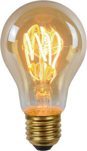 LUCIDE Ledfilamentlamp Peertje A60 Amber D6cm Dimbaar Warm Wit E27 4 9w - Foto 3