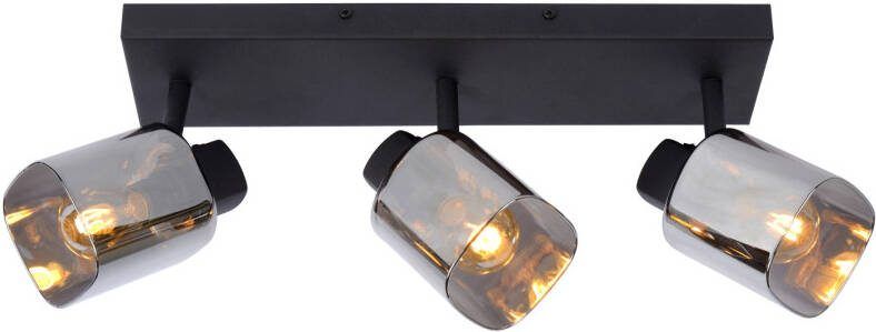 LUCIDE Opbouwspot Alion Zwart 10cm 3xe14 - Foto 3