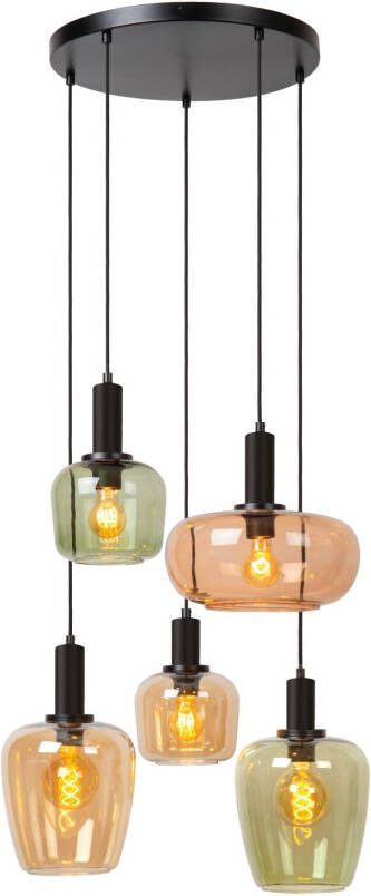 Lucide ILONA Hanglamp 5xE27 Zwart