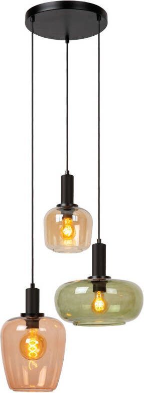Lucide ILONA Hanglamp 3xE27 Zwart