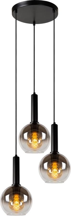 Lucide MARIUS Hanglamp Ø 48 5 cm 3xE27 Zwart