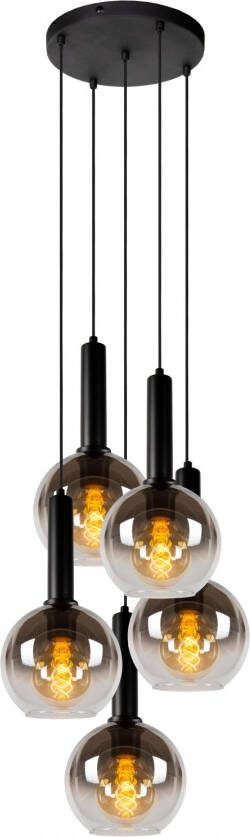 Lucide MARIUS Hanglamp Ø 55 cm 5xE27 Zwart