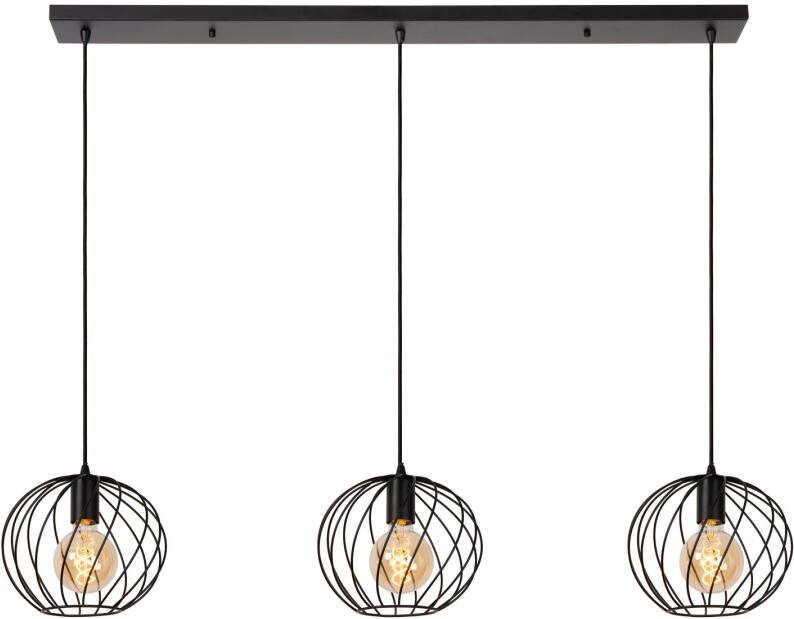 Lucide DANZA Hanglamp 3xE27 Zwart - Foto 2