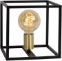 LUCIDE Tafellamp Ruben Zwart Goud E27 - Thumbnail 2