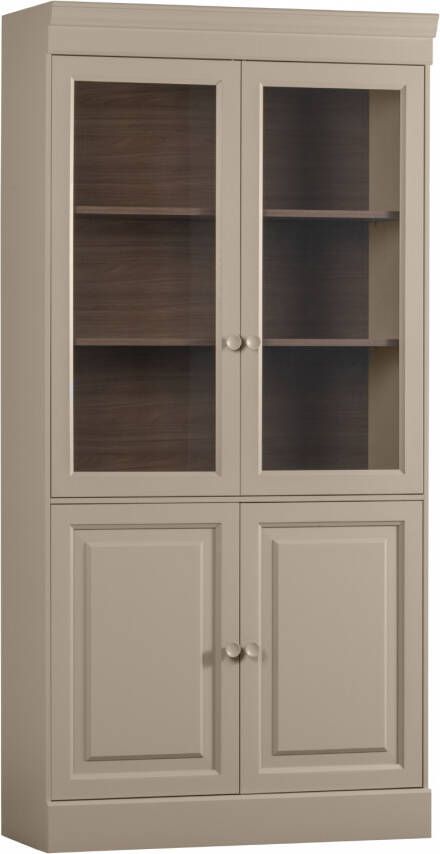 Vtwonen Chow 2 deurs vitrinekast – Grenen – Dakargrau 215x105x40 - Foto 9