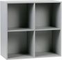 Vtwonen Lower Case Modulaire Wandkast 4 Vakken Open Betongrijs - Thumbnail 3