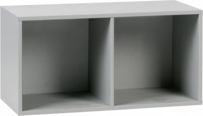Vtwonen Lower Case Modulaire Wandkast 2 Vakken Open Betongrijs - Foto 3