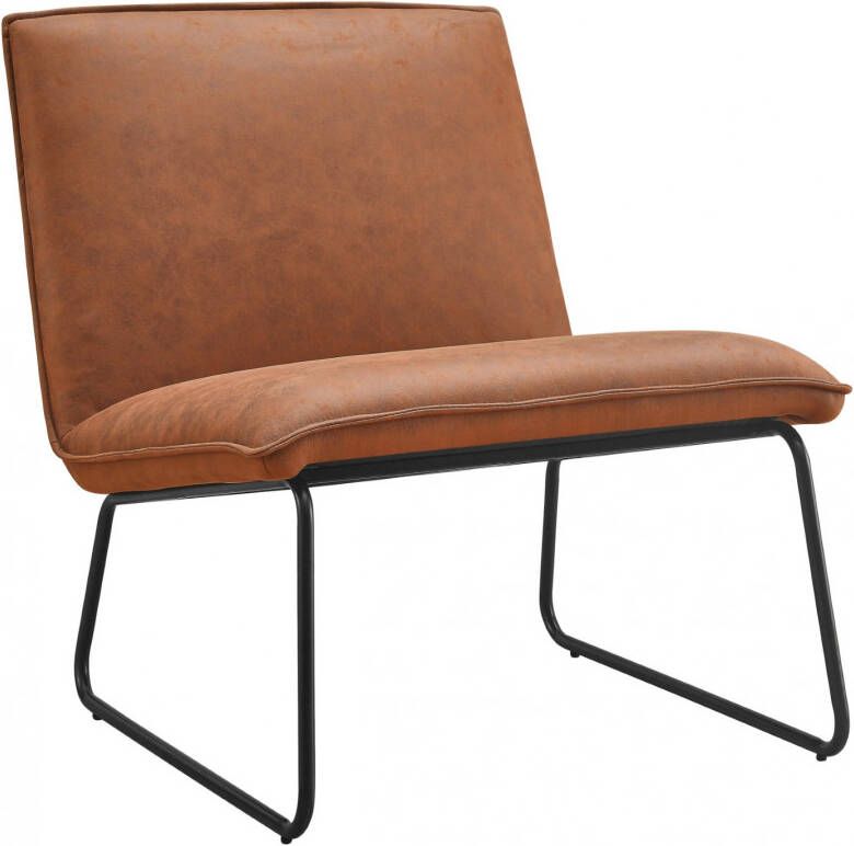 MOOS by fonQ Scotch Fauteuil Microleder Cognac
