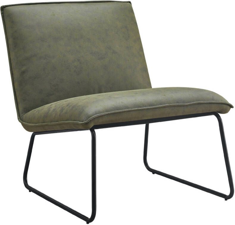 MOOS by fonQ Scotch Fauteuil Microleder Groen
