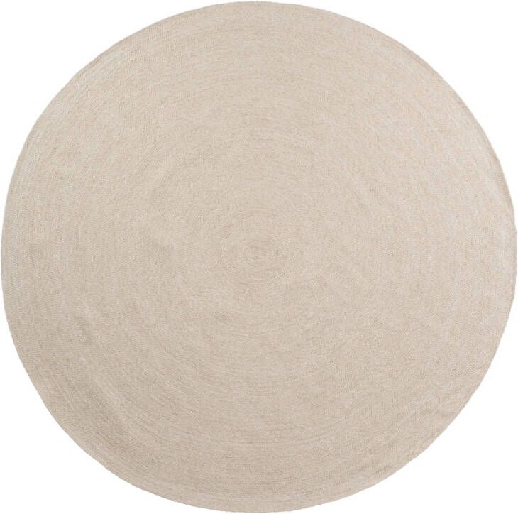 Woonexpress Vloerkleed Plano Gerecycled polyester Beige 200 x 200 cm (B x L)