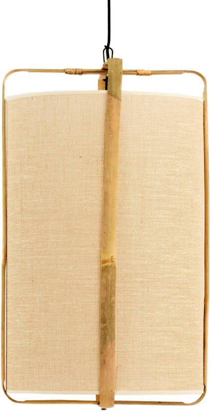 Light & Living Light&living Hanglamp Ø37x66 cm SENDAI zand+bamboe naturel