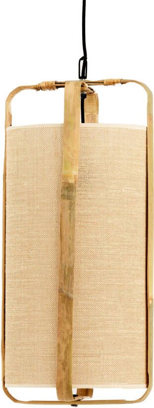 Light & Living Hanglamp Sendai Jute en Bamboe 32cm Naturel