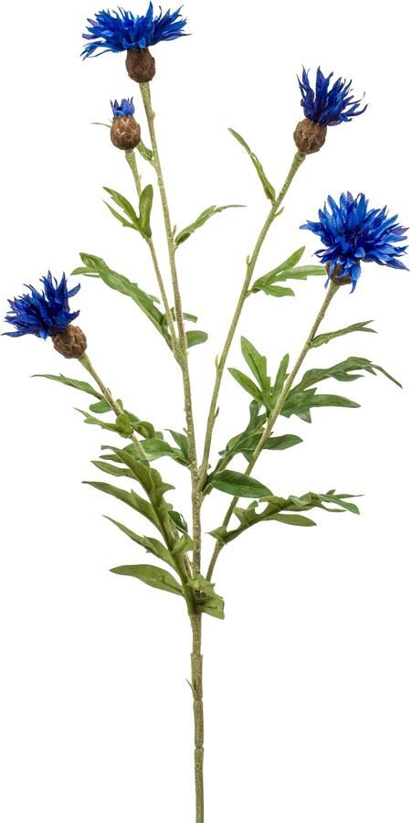 Cozy Ibiza kunsttak veldbloem Centaurea 2 stuks
