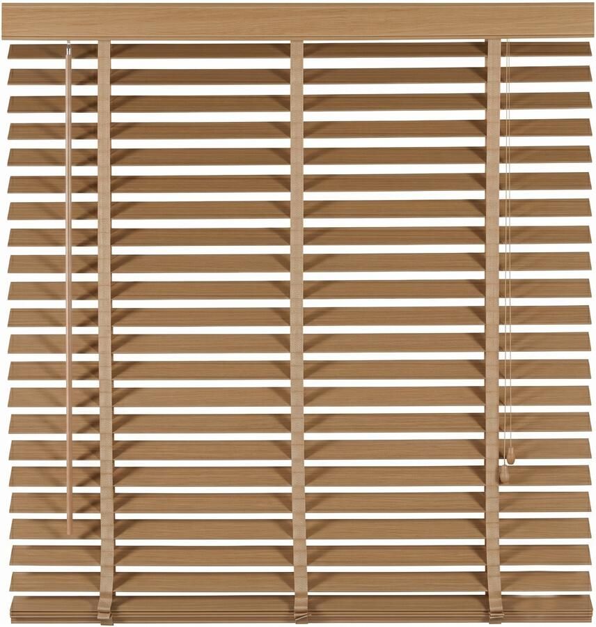 Woonexpress Houten Jaloezie Naturel 100 x 180 cm (BxH) Lamelbreedte: 5 cm met Bedieningskoord en Draaistang - Foto 2