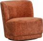 WOOOD Draaifauteuil Atty Structure Velvet Blossom Exclusive - Thumbnail 3