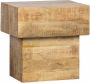 Basiclabel Balk Too Salontafel Hout Naturel 50x50x35 - Thumbnail 2