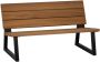 WOOOD Banco Outdoor Bank Hout Metaal Naturel 78x132x82 - Thumbnail 2