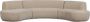 WOOOD Megabank Batavier Halfrond bank breedte 336 cm - Thumbnail 4