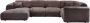 Woood hoekbank rechts Cloud Chenille Warm Bruin 80x345x198 cm - Thumbnail 2