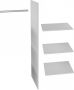 Woood Planken en Roede Uitbreiding (voor 2-deurs Connect kast zonder lade) - Thumbnail 2