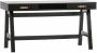 WOOOD Bureau Dian Met 2 lades 140 x 62cm Zwart - Thumbnail 3